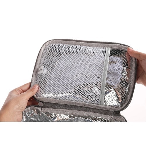 Compact Insulated Lunch Bag - Pink