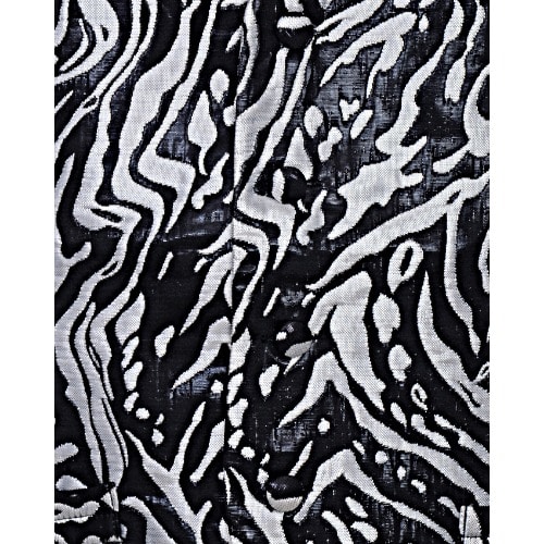 Custom Designed Waistcoat - Black & Silver - MWC-1330