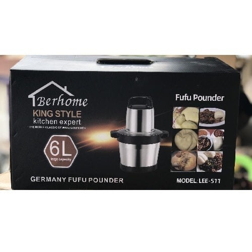 6litres King Style German Kitchen Fufu/Yam Pounding Machine - 2000W