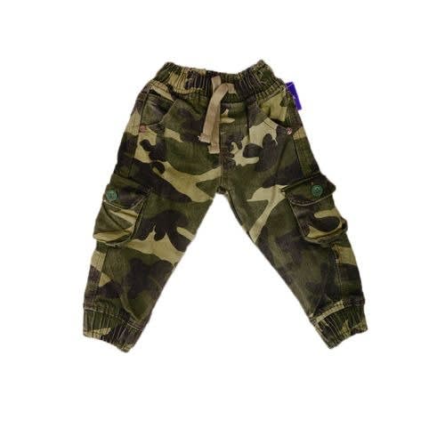 Baby Boys Combat-camo Carrot Jeans - Green