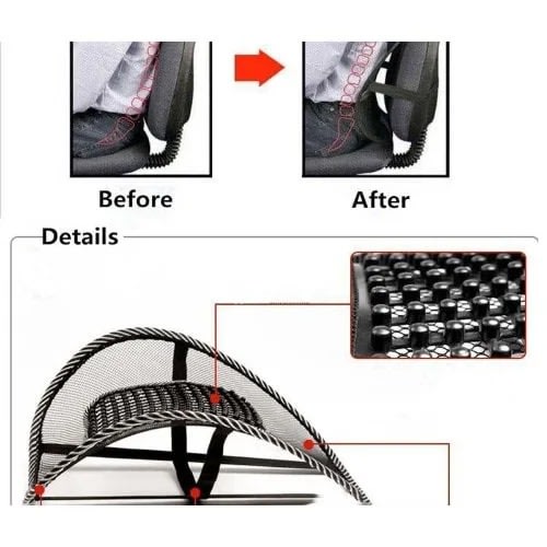 Back Lumbar Support For Office Chair & Car Seat