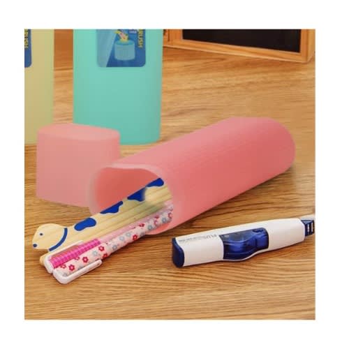 Shang Travel Toothbrush Box Holder With Cover - 1pc Pink