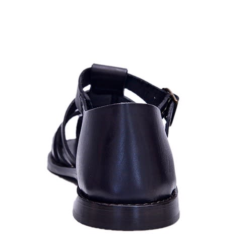 Black Full Cover Sandals