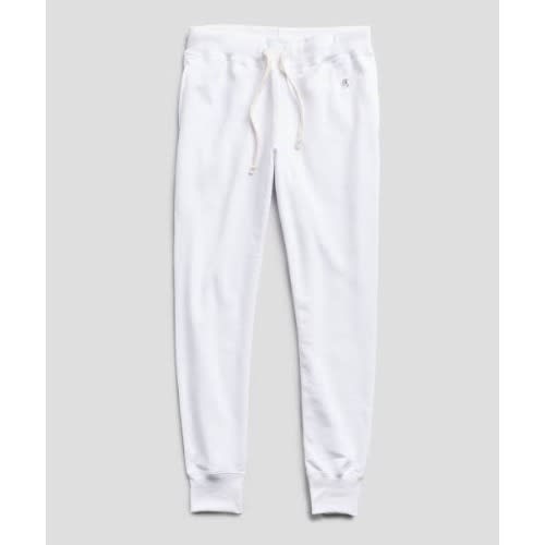 Plain White Joggers