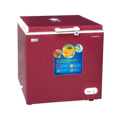 150l Fast Freezing Chest Freezer - Pv-cfrd261 - Red