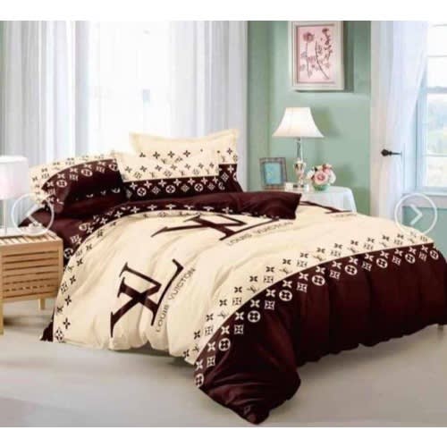 LV Bedsheet With Pillowcases