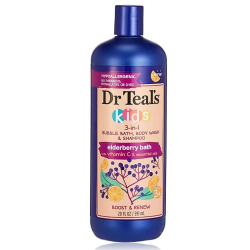 Dr Teal's Wash & Shampoo Elderberry Bath - 591ml