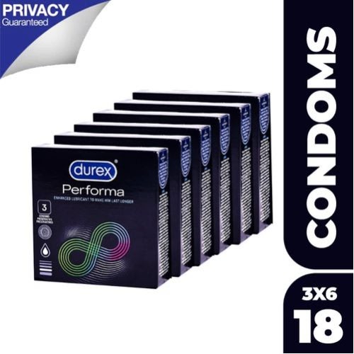 Performa Condom - Pack Of 3 X 6pcs