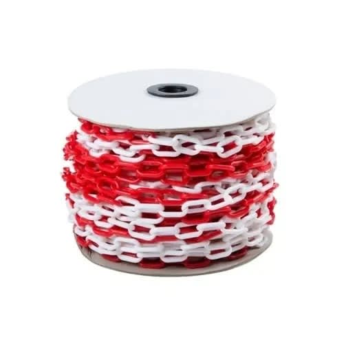 6mm Plastic Caution Warning Chain 25 Meters