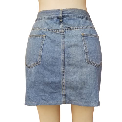 Ladies Denim Mini Skirt