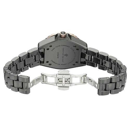 Women's Cv9416 Analog Display Ceramic Watch - Black