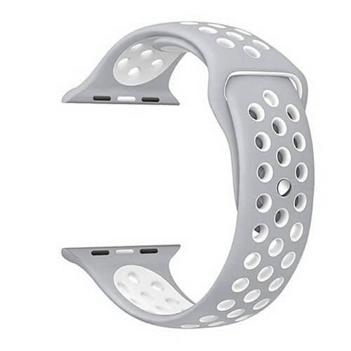 42-44mm Replacement Silicone Strap For iWatch And Smartwatch - Grey