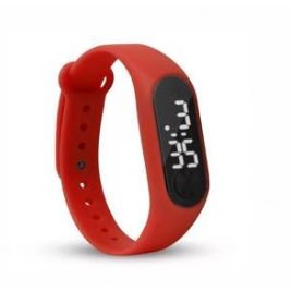 Wrist Watch Sport Led Digital Rubber Silicon Band Bracelet