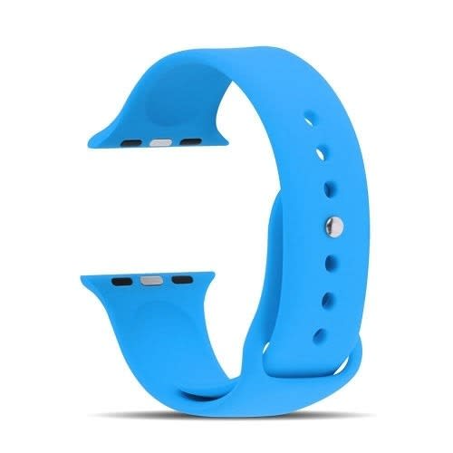 Replacement Silicone Strap Band For iWatch - 42/44mm - Blue