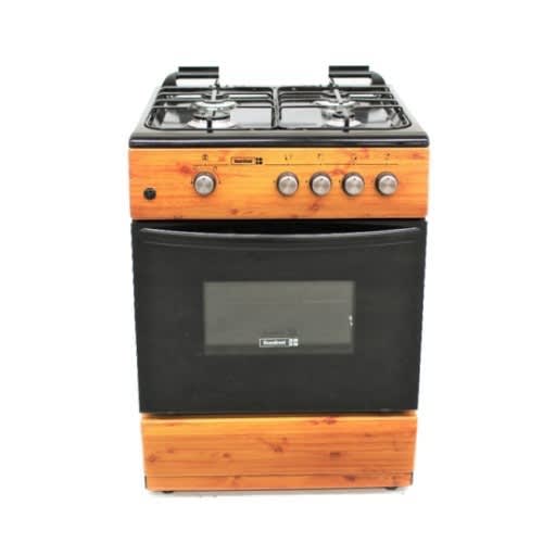 60cm X60cm 4 Burner Gas Cooker – Sfck6402 Ng Wooden Design
