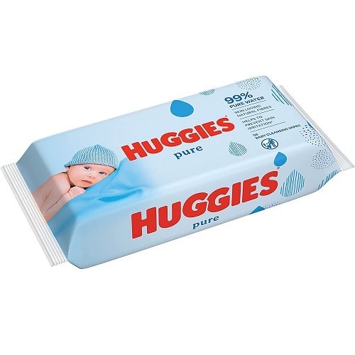 Pure Baby Wipes - 6 x 56