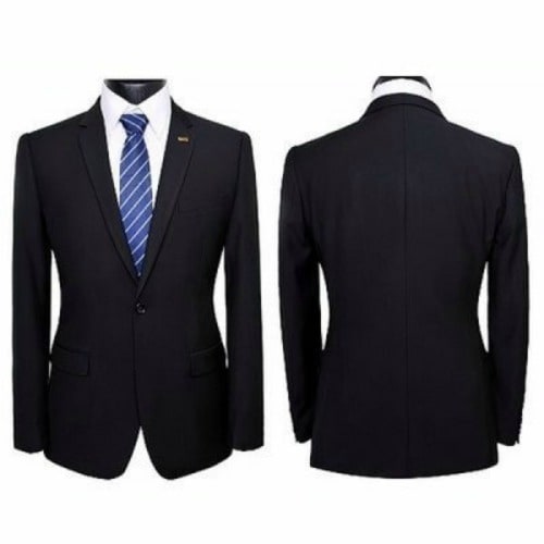 Smart Men's Suit - Black