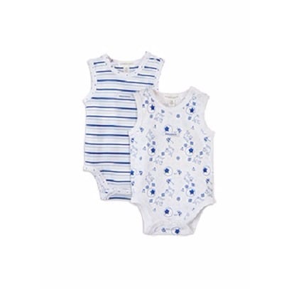2 pk Sleeveless Bodysuits
