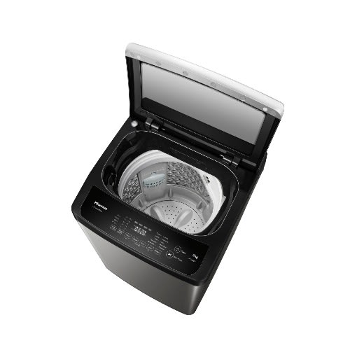 Automatic Top Load Washing machine - 8kg -Hiswm802t-wtja- 8kg- titanum Grey
