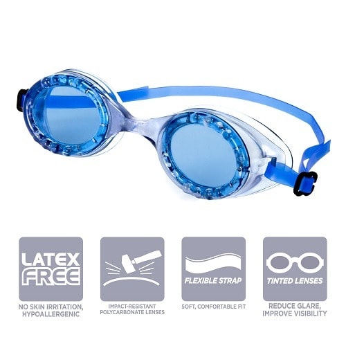 Kids Swimming Sports Goggles - Blue & Green