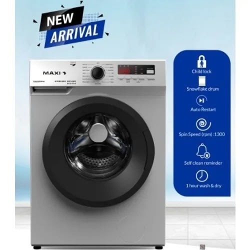 Front Loader Washing Machine - 80fwd-w - 8kg Washer And 5kg Dryer