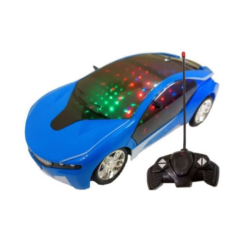 Remote Controlled Famous Toy Car - Blue