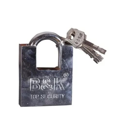 B K Top Security Stainless Steel Shrouded Padlock