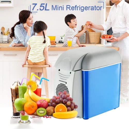 Portable 12v 7.5l Auto Car Multi-function Mini Travel Refrigerator