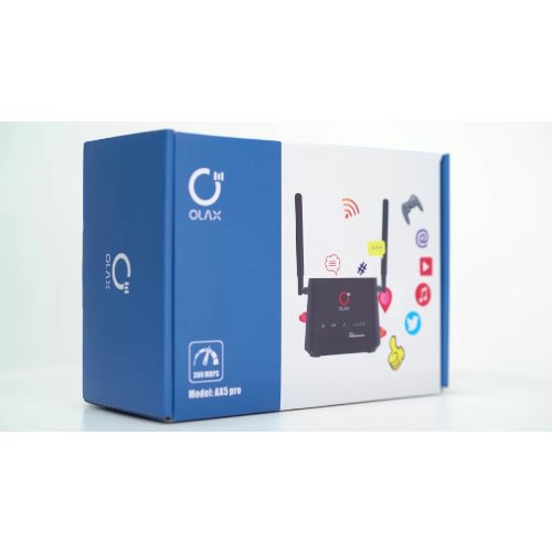 Olax Ax5 Pro - 300mbps - 4G LTE Wifi Router For All Network