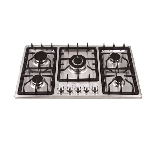 Rc-hs4 Stainless Steel 5 Burner Built In Gas Cooker