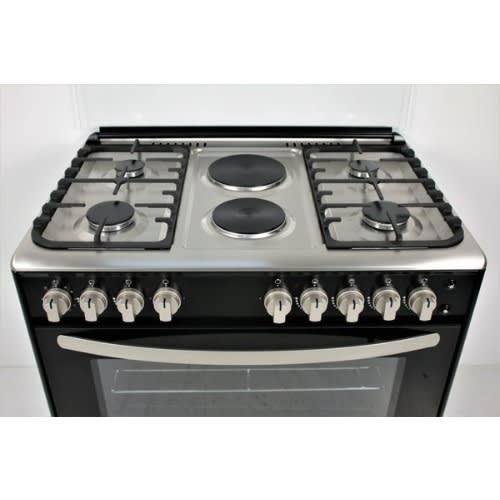 Aeon Gas Cooker 90x60 With 4 Gas + 2 Hot Plate And 2 Gas Oven Burner - Inox Hob - Ff9422gbzj