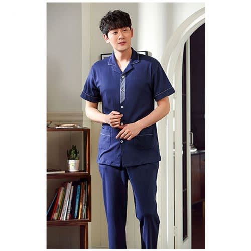 Men's Pyjamas Set - Blue