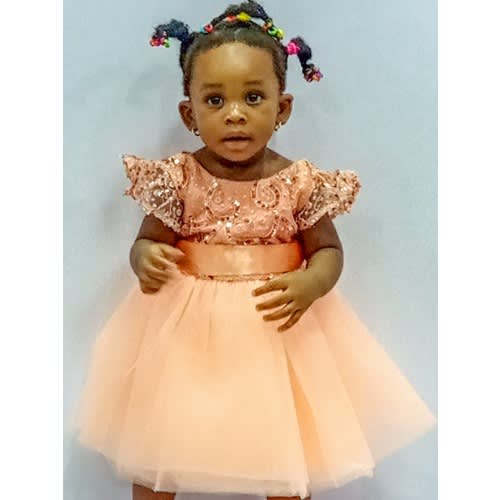 Baby Girl Ball Gown - Peach