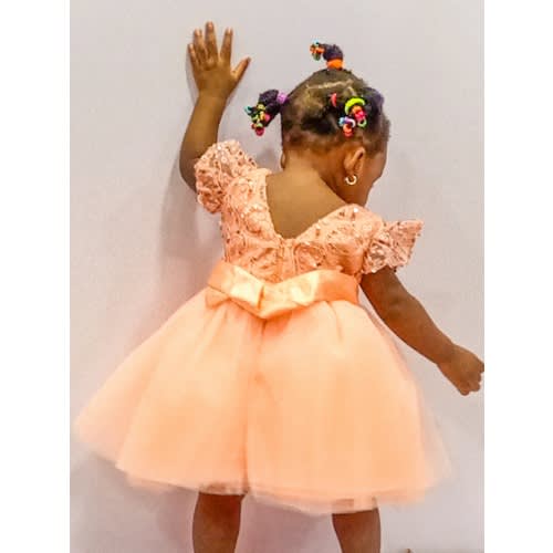 Baby Girl Ball Gown - Peach