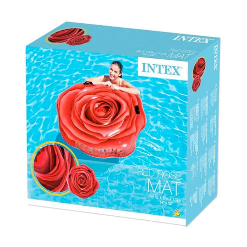 Red Rose Mat With Handles