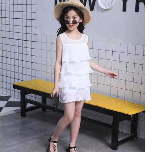 Girls Tiered Dress