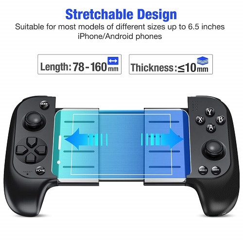 Wireless Bluetooth Controller Gamepad For Android/IOS With Flexible Joystick