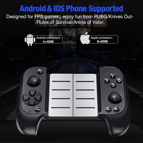 Wireless Bluetooth Controller Gamepad For Android/IOS With Flexible Joystick