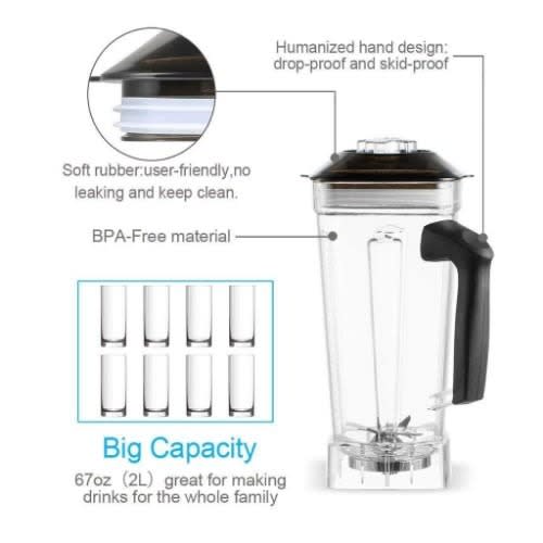 Ultima Hi-power Commercial Blender - 2200w - 2L