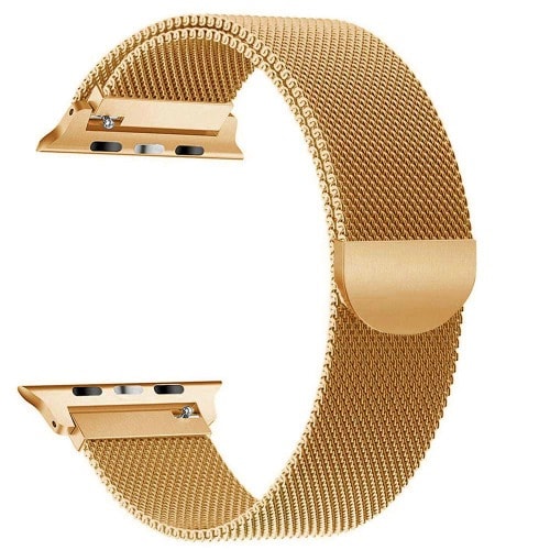 Iwatch   Replacement Stainless Steel Strap - 42-44mm Gold
