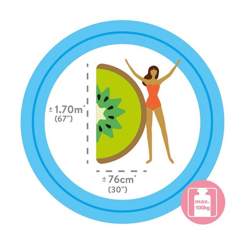Kiwi Slice Mat