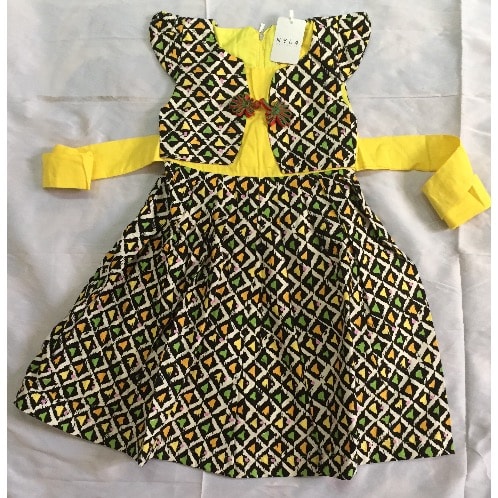 Nyla Exclusive Print Fabric Girl Dress