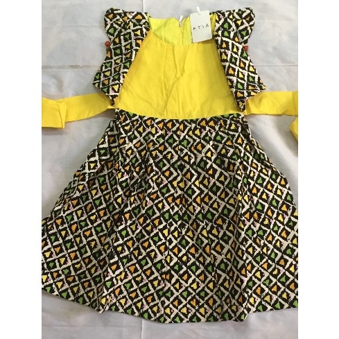 Nyla Exclusive Print Fabric Girl Dress