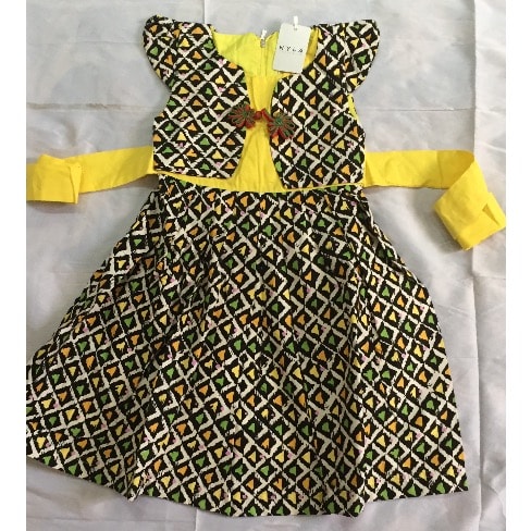 Nyla Exclusive Print Fabric Girl Dress