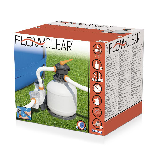 Pump Flow Rate: 3000gal/hr - 11,355 L/hr Sand Filter