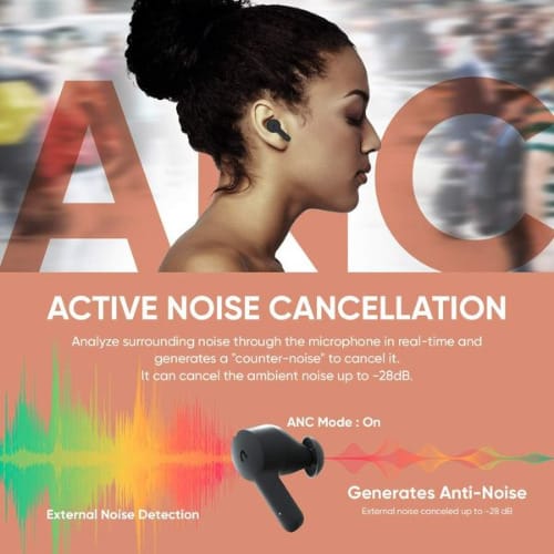 Noise Cancelling True Wireless Earbuds