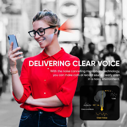 Noise Cancelling True Wireless Earbuds