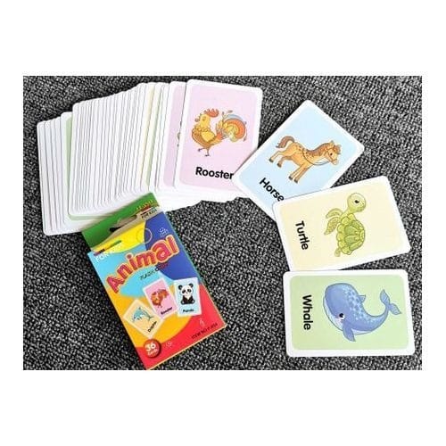 Kids Learning Flash Cards - Animals