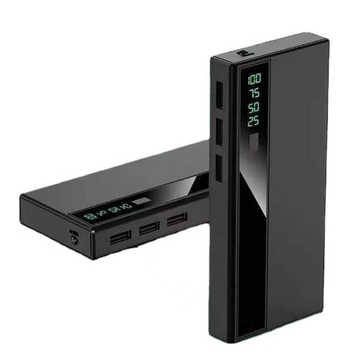 Power Bank 40,000mah With Android Fast Charger & Usb Led Light