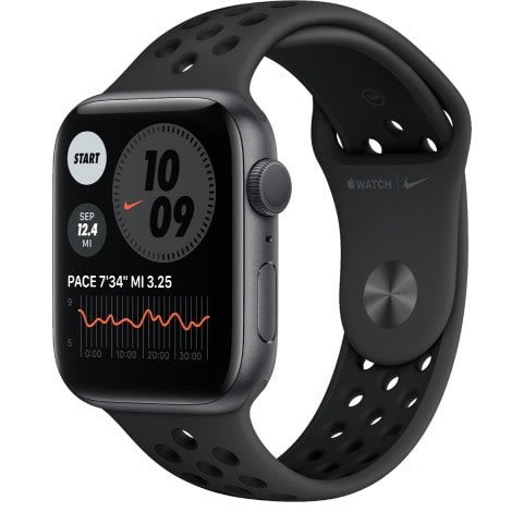 Watch Nike Series 6 - Gps Only - 44mm - Aluminum - Anthracite Black